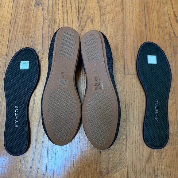 Rothy’s Heathered Black Flats Size 7.5 NWT - Picture 5 of 6